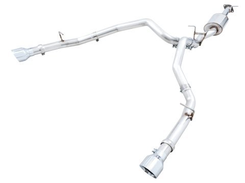 AWE Tuning 19-21 RAM 1500 5.7L (w/Cutouts) 0FG Dual Rear Exit Cat-Back Exhaust - Chrome Silver Tips thumbnail 1