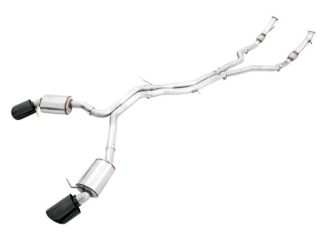 AWE Tuning Audi B9.5 RS 5 Coupe Non-Resonated Touring Edition Exhaust - RS-Style Diamond Black Tips thumbnail 2