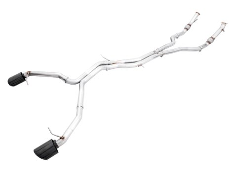 AWE Tuning Audi B9.5 RS 5 Coupe Track Edition Exhaust - RS-Style Diamond Black Tips thumbnail 2