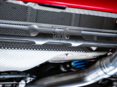 AWE Tuning BMW F8X M3/M4 Track Edition Cat-Back Exhaust - Diamond Black Tips thumbnail 6