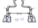 AWE Tuning BMW F8X M3/M4 Track Edition Cat-Back Exhaust - Chrome Silver Tips thumbnail 9