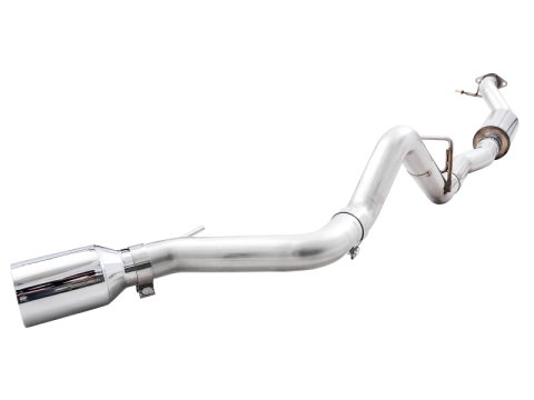 AWE Tuning 2021+ Ford Bronco 0FG Single Rear Exit Exhaust w/Chrome Silver Tip & Bash Guard thumbnail 3
