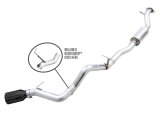 AWE Tuning 2021+ Ford Bronco 0FG Single Rear Exit Exhaust w/Diamond Black Tip & Bash Guard thumbnail 4