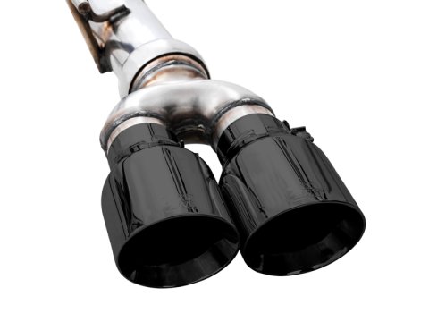 AWE Tuning 4th Gen GM 1500 6.2L 0FG Cat-Back Split Rear Exit (w/ Bumper Cutouts) - Quad Diamond Tips thumbnail 5
