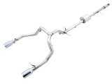 AWE Tuning 4th Gen GM 1500 5.3L 0FG Cat-Back Split Rear Exit (Flat Bumper) - Quad Chrome Tips thumbnail 2