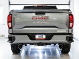 AWE Tuning 4th Gen GM 1500 5.3L 0FG Cat-Back Split Rear Exit (Flat Bumper) - Quad Chrome Tips thumbnail 5