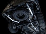 AWE Tuning 4th Gen GM 1500 5.3L 0FG Cat-Back Split Rear Exit (Flat Bumper) - Dual Diamond Tips thumbnail 4
