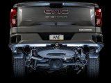 AWE Tuning 4th Gen GM 1500 5.3L 0FG Cat-Back Split Rear Exit (Flat Bumper) - Dual Diamond Tips thumbnail 6