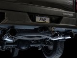 AWE Tuning 4th Gen GM 1500 5.3L 0FG Cat-Back Split Rear Exit (Flat Bumper) - Dual Diamond Tips thumbnail 8
