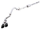 AWE Tuning 4th Gen GM 1500 5.3L 0FG Cat-Back Dual Side Exit (Flat Bumper) - Diamond Tips thumbnail 3
