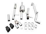 AWE Tuning 4th Gen GM 1500 5.3L 0FG Cat-Back Dual Side Exit (Flat Bumper) - Diamond Tips thumbnail 4