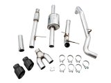 AWE Tuning 4th Gen GM 1500 5.3L 0FG Cat-Back Dual Side Exit (Flat Bumper) - Diamond Tips thumbnail 7