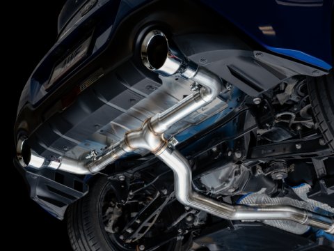 AWE Tuning Subaru BRZ/ Toyota GR86/ Toyota 86 Track Edition Cat-Back Exhaust- Chrome Silver Tips thumbnail 5