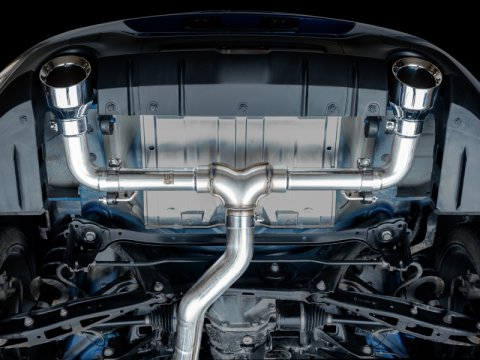 AWE Tuning Subaru BRZ/ Toyota GR86/ Toyota 86 Track Edition Cat-Back Exhaust- Chrome Silver Tips thumbnail 9