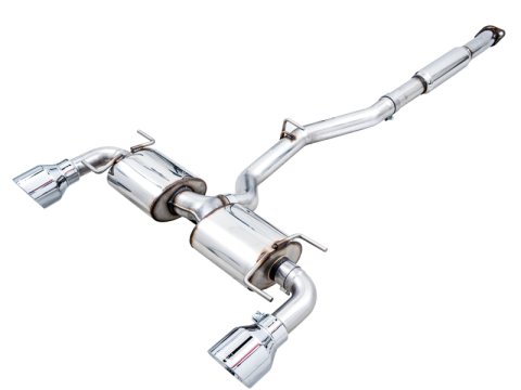 AWE Tuning Subaru BRZ/ Toyota GR86/ Toyota 86 Touring Edition Cat-Back Exhaust- Chrome Silver Tips thumbnail 1