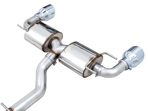 AWE Tuning Subaru BRZ/ Toyota GR86/ Toyota 86 Touring Edition Cat-Back Exhaust- Chrome Silver Tips thumbnail 7
