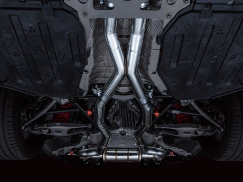 AWE Tuning SwitchPath Cat-Back Exhaust for BMW G8X M3/M4 - Diamond Black Tips thumbnail 6