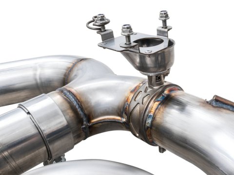 AWE Tuning SwitchPath Cat-Back Exhaust for BMW G8X M3/M4 - Chrome Silver Tips thumbnail 5