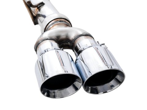 AWE Tuning 22-23 GMC Sierra 1500 AT4X 6.2L 0FG Catback Split Dual (Flat Bumper) - Chrome Silver Tips thumbnail 9