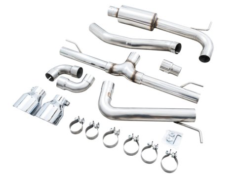 AWE Tuning 2022 VW GTI MK8 Track Edition Exhaust - Chrome Silver Tips thumbnail 5