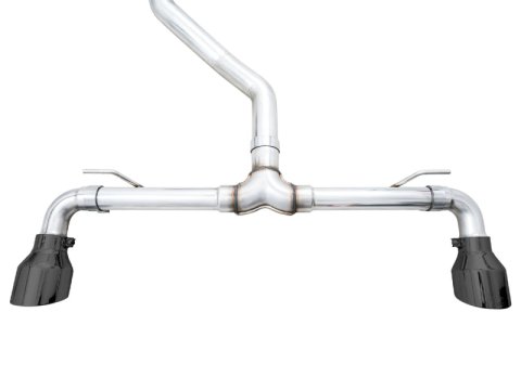 AWE Tuning 2022 VW GTI MK8 Track Edition Exhaust - Diamond Black Tips thumbnail 4
