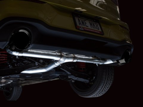 AWE Tuning 2022 VW GTI MK8 Track Edition Exhaust - Diamond Black Tips thumbnail 7