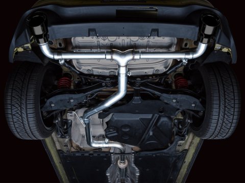 AWE Tuning 2022 VW GTI MK8 Track Edition Exhaust - Diamond Black Tips thumbnail 8
