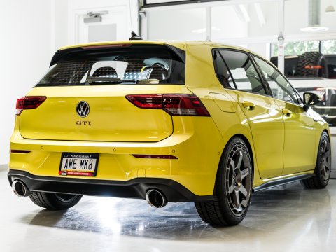 AWE Tuning 2022 VW GTI MK8 Touring Edition Exhaust - Chrome Silver Tips thumbnail 9