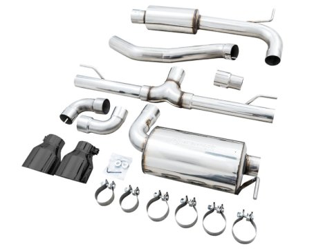 AWE Tuning 2022 VW GTI MK8 Touring Edition Exhaust - Diamond Black Tips thumbnail 7