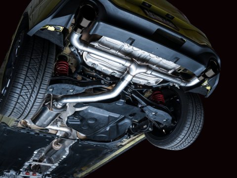 AWE Tuning 2022 VW GTI MK8 Touring Edition Exhaust - Diamond Black Tips thumbnail 8
