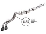 AWE Tuning 16-22 Toyota Tacoma 0FG Cat-Back Exhaust w/ BashGuard - Dual Diamond Black Tips thumbnail 1
