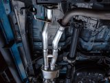AWE Tuning 16-22 Toyota Tacoma 0FG Cat-Back Exhaust w/ BashGuard - Dual Diamond Black Tips thumbnail 6