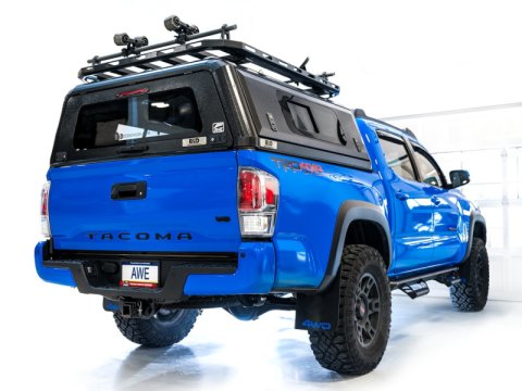 AWE Tuning 2016-2022 Toyota Tacoma 0FG Exhaust with BashGuard - No Tips thumbnail 8