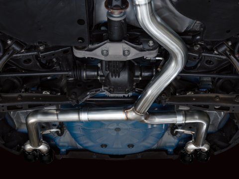 AWE Tuning 2022+ VB Subaru WRX Track Edition Exhaust - Diamond Black Tips thumbnail 5