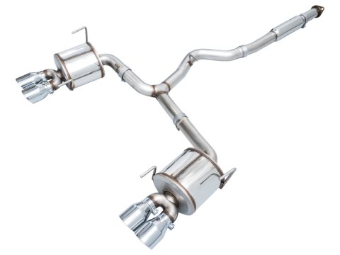 AWE Tuning 2022+ VB Subaru WRX Touring Edition Exhaust - Chrome Silver Tips thumbnail 2