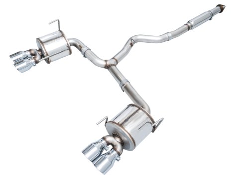 AWE Tuning 2022+ VB Subaru WRX Touring Edition Exhaust - Chrome Silver Tips thumbnail 3