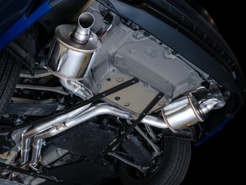 AWE Tuning Audi 2019-2023 C8 A6/A7 3.0T Touring Edition Cat-Back Exhaust- Turn Downs thumbnail 6