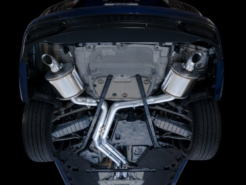 AWE Tuning Audi 2019-2023 C8 A6/A7 3.0T Touring Edition Cat-Back Exhaust- Turn Downs thumbnail 7