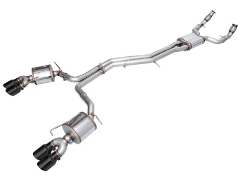 AWE Tuning 19-23 Audi C8 S6/S7 2.9T V6 AWD Touring Edition Exhaust - Diamond Black Tips thumbnail 1