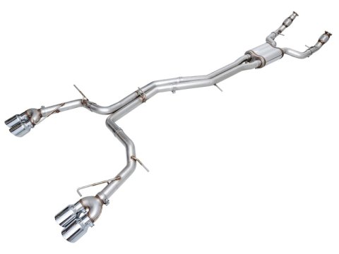AWE Tuning 19-23 Audi C8 S6/S7 2.9T V6 AWD Track Edition Exhaust - Chrome Silver Tips thumbnail 3