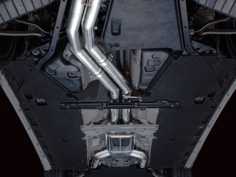 AWE Tuning 19-23 Audi C8 S6/S7 2.9T V6 AWD Track Edition Exhaust - Chrome Silver Tips thumbnail 4