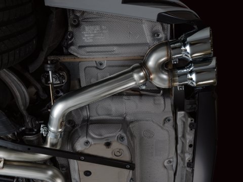 AWE Tuning 19-23 Audi C8 S6/S7 2.9T V6 AWD Track Edition Exhaust - Chrome Silver Tips thumbnail 5