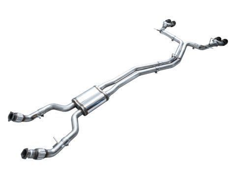 AWE Tuning 19-23 Audi C8 S6/S7 2.9T V6 AWD Track Edition Exhaust - Diamond Black Tips thumbnail 9
