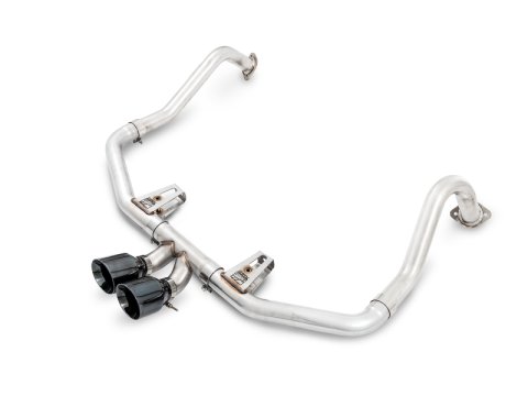 AWE Tuning Porsche 718 Boxster / Cayman Track Edition Exhaust - Diamond Black Tips thumbnail 6