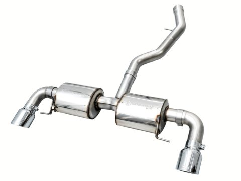 AWE Tuning 19-23 BMW 330i / 21-23 BMW 430i Base G2X Touring Axle-Back Exhaust - Chrome Silver thumbnail 2