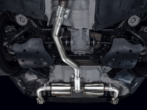AWE Tuning 19-23 BMW 330i / 21-23 BMW 430i Base G2X Touring Axle-Back Exhaust - Chrome Silver thumbnail 4