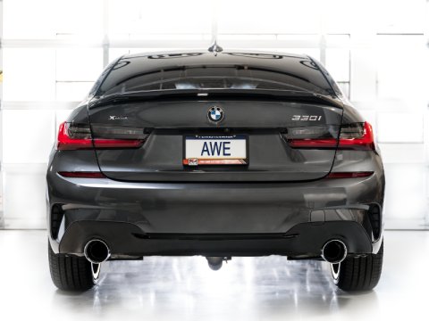 AWE Tuning 19-23 BMW 330i / 21-23 BMW 430i Base G2X Touring Axle-Back Exhaust - Chrome Silver thumbnail 9