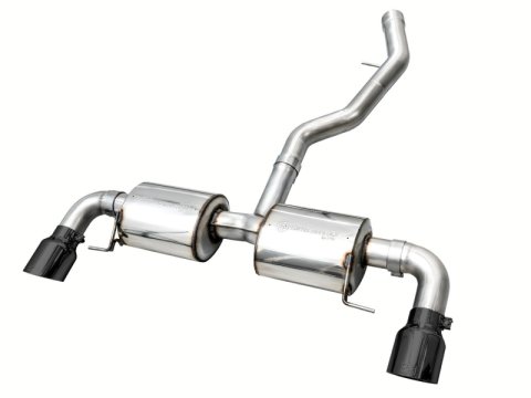 AWE 19-23 BMW 330i / 21-23 BMW 430i Base G2X Touring (Excl. Conv) Axle-Back Exhaust - Diamond Black thumbnail 2