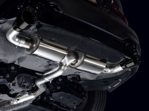 AWE 19-23 BMW 330i / 21-23 BMW 430i Base G2X Touring (Excl. Conv) Axle-Back Exhaust - Diamond Black thumbnail 4
