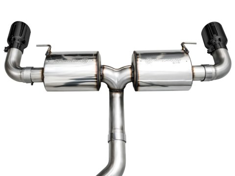 AWE 19-23 BMW 330i / 21-23 BMW 430i Base G2X Touring (Excl. Conv) Axle-Back Exhaust - Diamond Black thumbnail 6